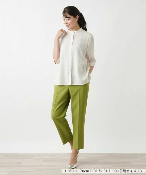 Leilian PLUS HOUSE / レリアンプラスハウス その他パンツ | 洗えるストレッチパンツ | 詳細5