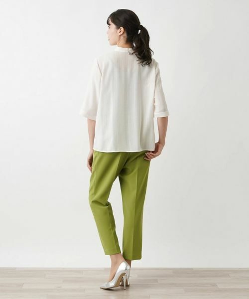 Leilian PLUS HOUSE / レリアンプラスハウス その他パンツ | 洗えるストレッチパンツ | 詳細7