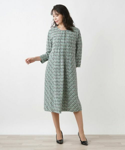 Leilian PLUS HOUSE / レリアンプラスハウス ドレス | 洗えるワンピース | 詳細1