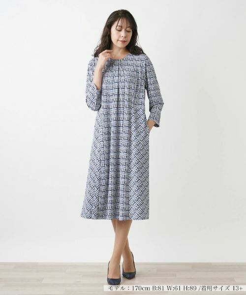 Leilian PLUS HOUSE / レリアンプラスハウス ドレス | 洗えるワンピース | 詳細5