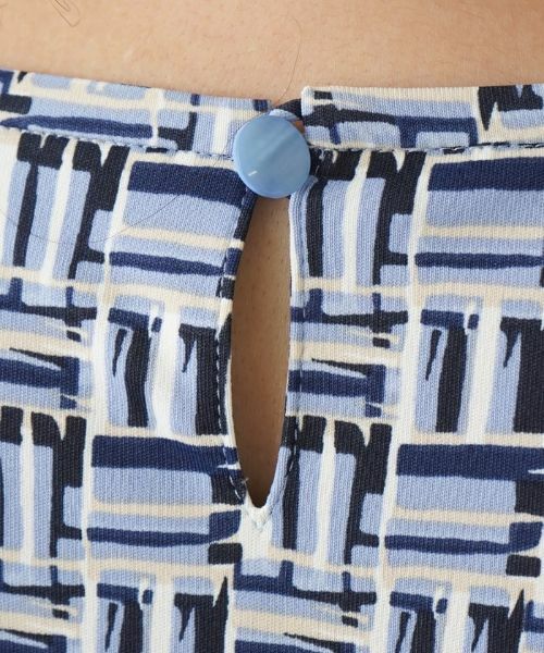 Leilian PLUS HOUSE / レリアンプラスハウス シャツ・ブラウス | 幾何学模様ブラウス | 詳細13