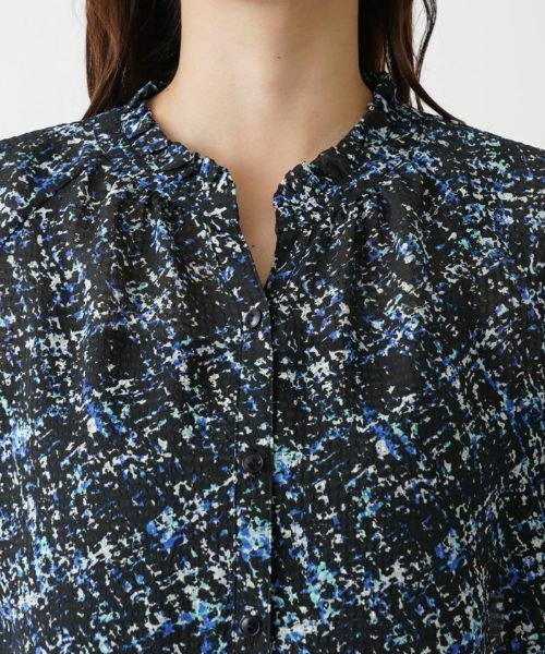 Leilian PLUS HOUSE / レリアンプラスハウス シャツ・ブラウス | ツイード調プリントブラウス | 詳細10