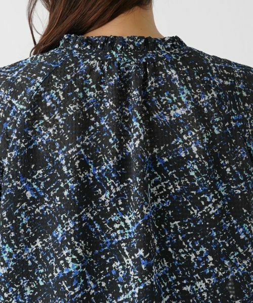 Leilian PLUS HOUSE / レリアンプラスハウス シャツ・ブラウス | ツイード調プリントブラウス | 詳細11