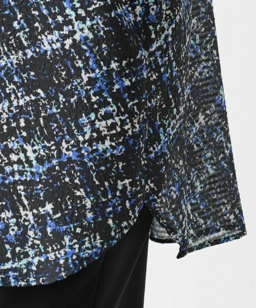 Leilian PLUS HOUSE / レリアンプラスハウス シャツ・ブラウス | ツイード調プリントブラウス | 詳細14