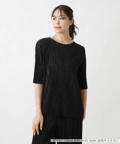 Leilian PLUS HOUSE / レリアンプラスハウス シャツ・ブラウス | 洗えるプリーツブラウス【Leilian WHITE LABEL】