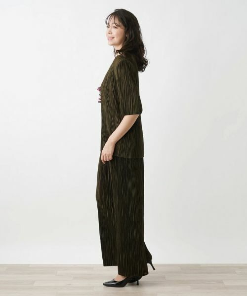 Leilian PLUS HOUSE / レリアンプラスハウス シャツ・ブラウス | 洗えるプリーツブラウス【Leilian WHITE LABEL】 | 詳細2