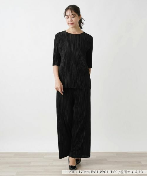 Leilian PLUS HOUSE / レリアンプラスハウス シャツ・ブラウス | 洗えるプリーツブラウス【Leilian WHITE LABEL】 | 詳細4