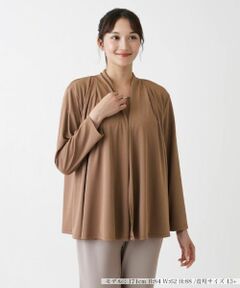 Leilian PLUS HOUSE / レリアンプラスハウス シャツ・ブラウス | トッパーカーディガン【Leilian WHITE LABEL】