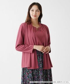 Leilian PLUS HOUSE / レリアンプラスハウス シャツ・ブラウス | トッパーカーディガン【Leilian WHITE LABEL】