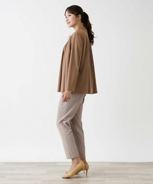 Leilian PLUS HOUSE / レリアンプラスハウス シャツ・ブラウス | トッパーカーディガン【Leilian WHITE LABEL】 | 詳細2