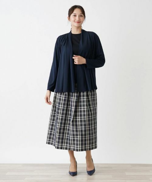 Leilian PLUS HOUSE / レリアンプラスハウス シャツ・ブラウス | トッパーカーディガン【Leilian WHITE LABEL】 | 詳細4