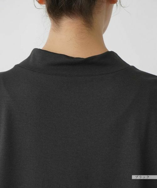 Leilian PLUS HOUSE / レリアンプラスハウス カットソー | 洗えるモックネックインナー【Leilian WHITE LABEL】 | 詳細11