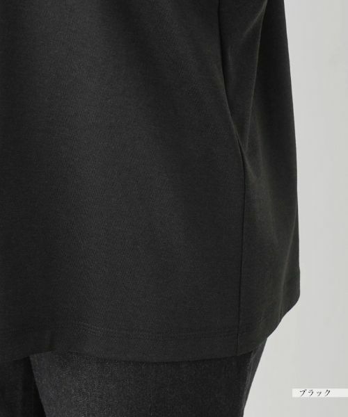 Leilian PLUS HOUSE / レリアンプラスハウス カットソー | 洗えるモックネックインナー【Leilian WHITE LABEL】 | 詳細14