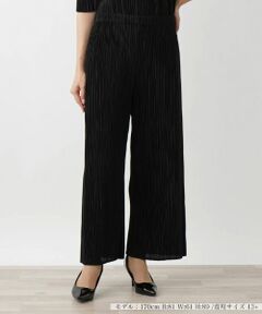 Leilian PLUS HOUSE / レリアンプラスハウス その他パンツ | 洗えるプリーツパンツ【Leilian WHITE LABEL】