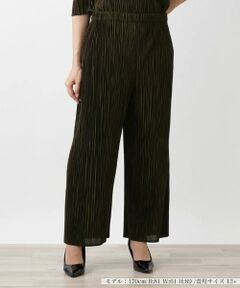 Leilian PLUS HOUSE / レリアンプラスハウス その他パンツ | 洗えるプリーツパンツ【Leilian WHITE LABEL】
