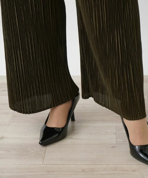 Leilian PLUS HOUSE / レリアンプラスハウス その他パンツ | 洗えるプリーツパンツ【Leilian WHITE LABEL】 | 詳細11