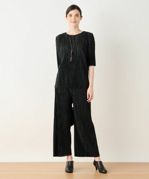 Leilian PLUS HOUSE / レリアンプラスハウス その他パンツ | 洗えるプリーツパンツ【Leilian WHITE LABEL】 | 詳細13