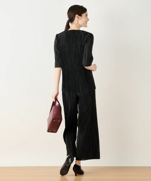 Leilian PLUS HOUSE / レリアンプラスハウス その他パンツ | 洗えるプリーツパンツ【Leilian WHITE LABEL】 | 詳細15