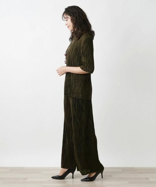 Leilian PLUS HOUSE / レリアンプラスハウス その他パンツ | 洗えるプリーツパンツ【Leilian WHITE LABEL】 | 詳細5