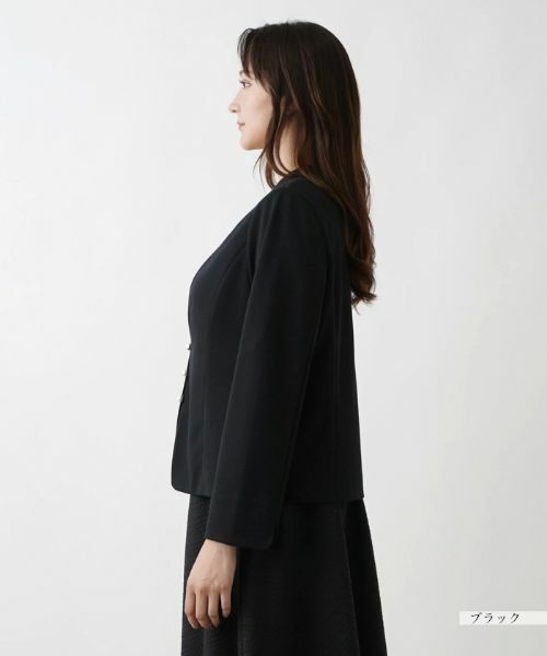 Leilian PLUS HOUSE / レリアンプラスハウス テーラードジャケット | ノーカラージャケット【Leilian WHITE LABEL】 | 詳細8