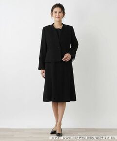 Leilian PLUS HOUSE / レリアンプラスハウス ドレス | ワンピースアンサンブル【ブラックフォーマル】
