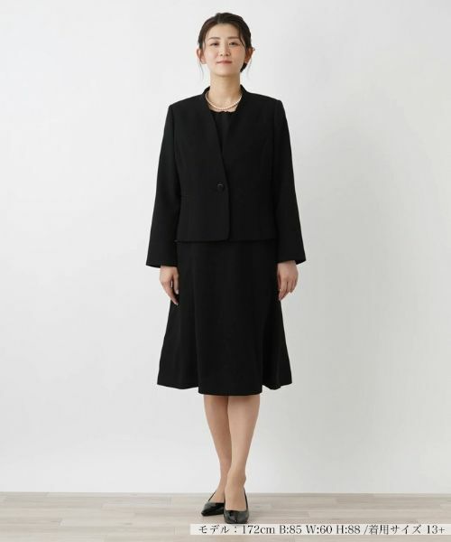 Leilian PLUS HOUSE / レリアンプラスハウス ドレス | ワンピースアンサンブル【ブラックフォーマル】 | 詳細1