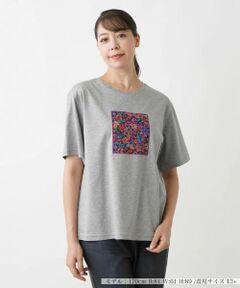 Leilian PLUS HOUSE / レリアンプラスハウス Tシャツ | フラワーＴシャツ