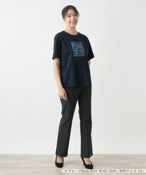 Leilian PLUS HOUSE / レリアンプラスハウス Tシャツ | フラワーＴシャツ | 詳細4