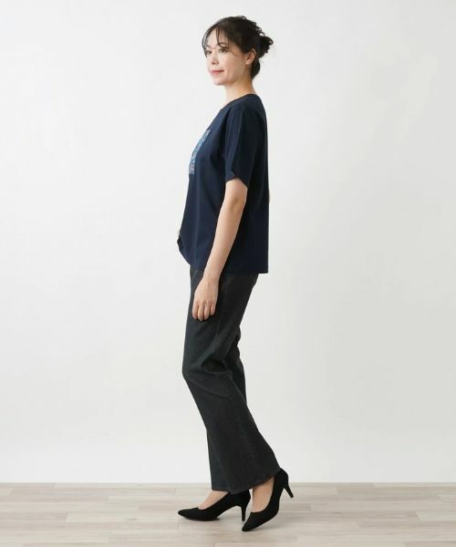 Leilian PLUS HOUSE / レリアンプラスハウス Tシャツ | フラワーＴシャツ | 詳細5