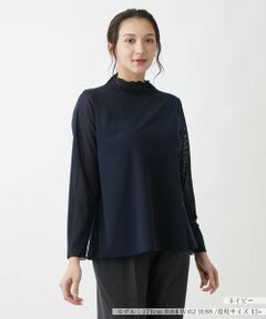 Leilian PLUS HOUSE / レリアンプラスハウス カットソー | シアーカットソー【プラス企画】