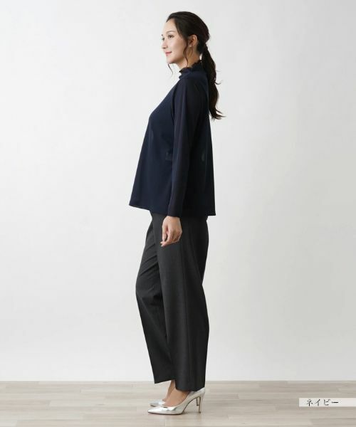 Leilian PLUS HOUSE / レリアンプラスハウス カットソー | シアーカットソー【プラス企画】 | 詳細2