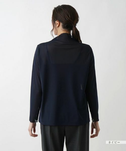 Leilian PLUS HOUSE / レリアンプラスハウス カットソー | シアーカットソー【プラス企画】 | 詳細6