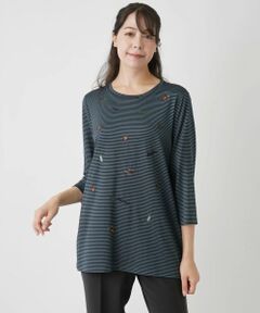 Leilian PLUS HOUSE / レリアンプラスハウス カットソー | デザインプルオーバー