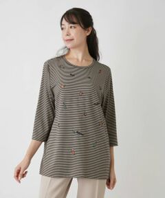 Leilian PLUS HOUSE / レリアンプラスハウス カットソー | デザインプルオーバー