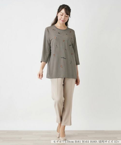 Leilian PLUS HOUSE / レリアンプラスハウス カットソー | デザインプルオーバー | 詳細10