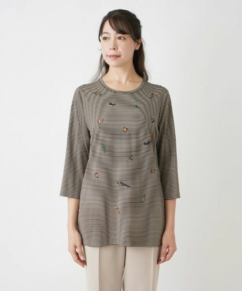 Leilian PLUS HOUSE / レリアンプラスハウス カットソー | デザインプルオーバー | 詳細13