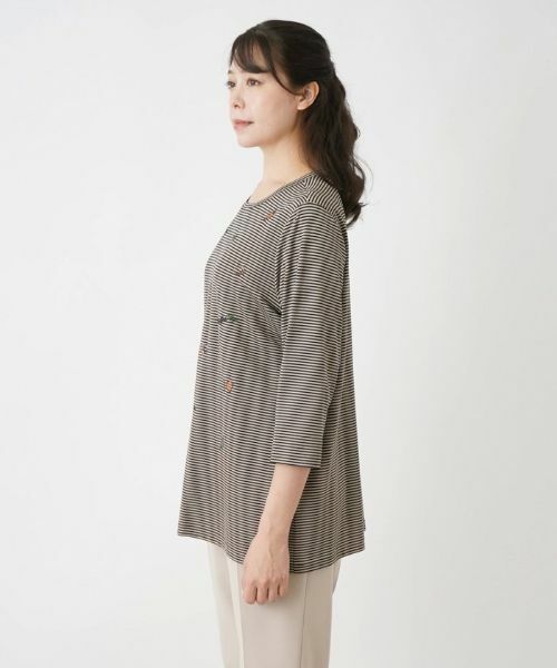 Leilian PLUS HOUSE / レリアンプラスハウス カットソー | デザインプルオーバー | 詳細14