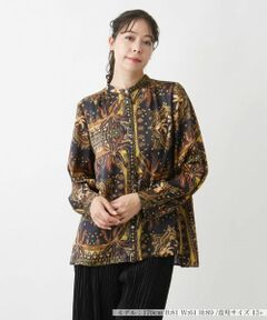 Leilian PLUS HOUSE / レリアンプラスハウス シャツ・ブラウス | バンドカラーシャツ