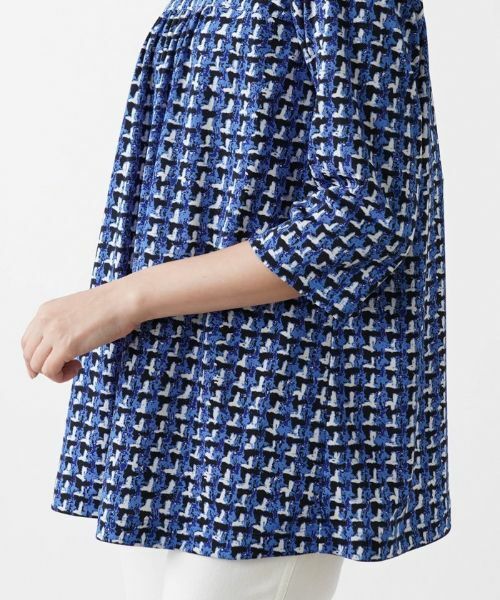 Leilian PLUS HOUSE / レリアンプラスハウス カットソー | ツイードプリントカットソー【Leilian WHITE LABEL】 | 詳細12