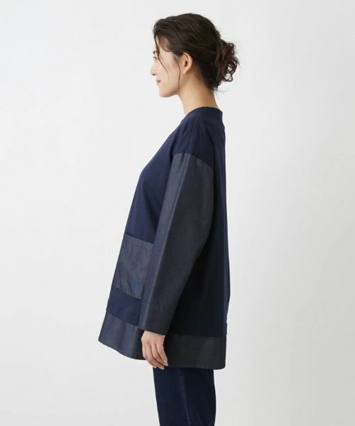 Leilian PLUS HOUSE / レリアンプラスハウス カットソー | ドッキングプルオーバー | 詳細5