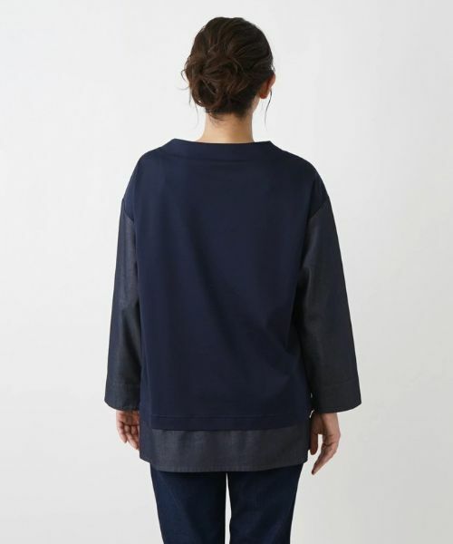 Leilian PLUS HOUSE / レリアンプラスハウス カットソー | ドッキングプルオーバー | 詳細6