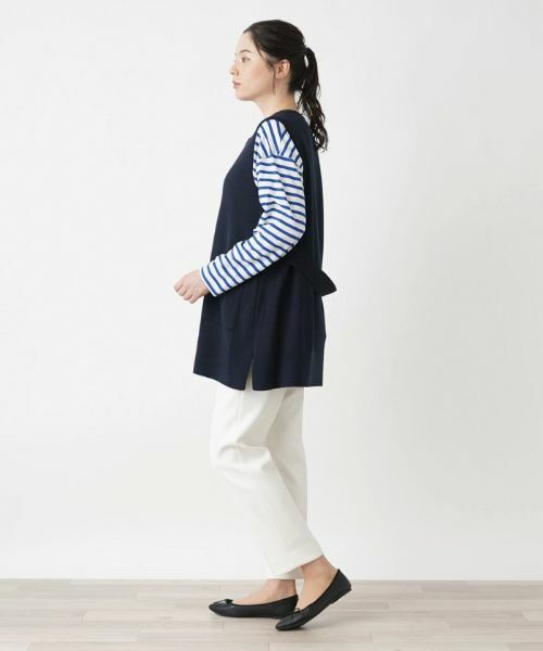 Leilian PLUS HOUSE / レリアンプラスハウス テーラードジャケット | クルーネックロングベスト | 詳細2