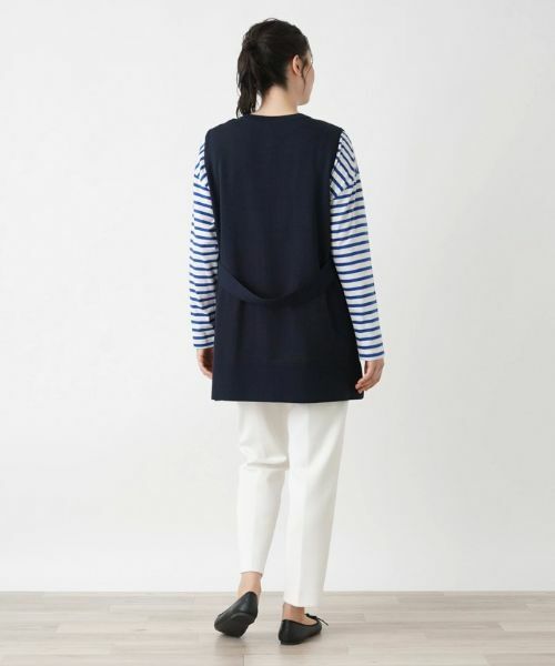 Leilian PLUS HOUSE / レリアンプラスハウス テーラードジャケット | クルーネックロングベスト | 詳細3