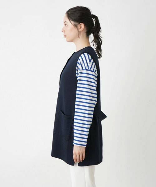 Leilian PLUS HOUSE / レリアンプラスハウス テーラードジャケット | クルーネックロングベスト | 詳細6