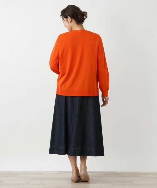 Leilian PLUS HOUSE / レリアンプラスハウス カーディガン・ボレロ | クルーネックカーディガン | 詳細3