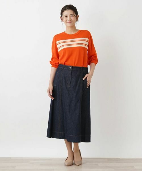 Leilian PLUS HOUSE / レリアンプラスハウス ニット・セーター | クルーネックニットプルオーバー | 詳細1