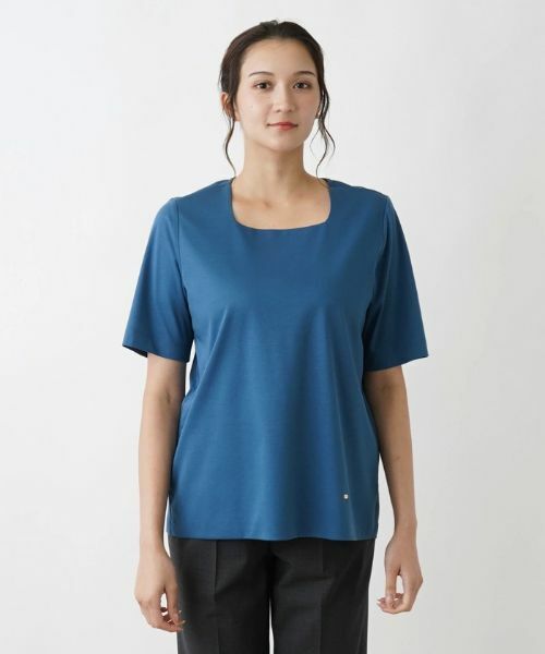 Leilian PLUS HOUSE / レリアンプラスハウス Tシャツ | スクエアネックＴシャツ | 詳細10