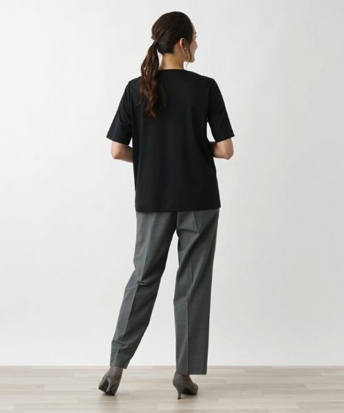 Leilian PLUS HOUSE / レリアンプラスハウス Tシャツ | スクエアネックＴシャツ | 詳細6