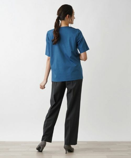 Leilian PLUS HOUSE / レリアンプラスハウス Tシャツ | スクエアネックＴシャツ | 詳細9