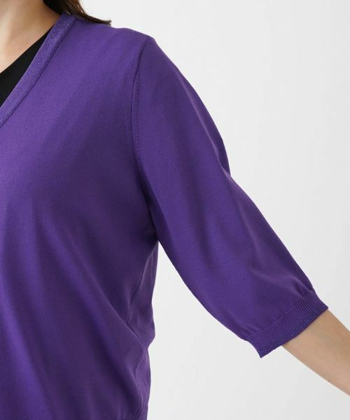 Leilian PLUS HOUSE / レリアンプラスハウス カーディガン・ボレロ | パールボタンカーディガン | 詳細11